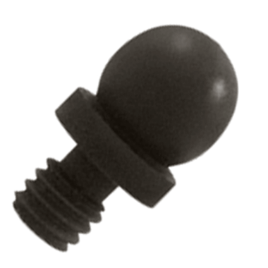 3/8 Inch Solid Brass Ball Tip Cabinet Finial Oil Rubbed Bronze Finish