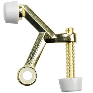 2 Inch Hinge Pin Door Stop (Polished Brass Finish)