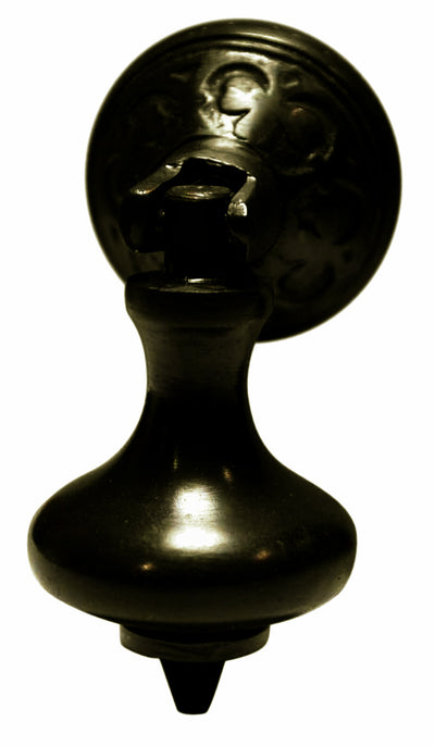 3 Inch Solid Brass Clover Drop Pull (Oil Rubbed Bronze Finish)