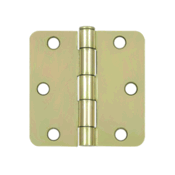 DELTANA 3 Inch x 3 Inch Steel Hinge (Zinc DiChromate Finish)