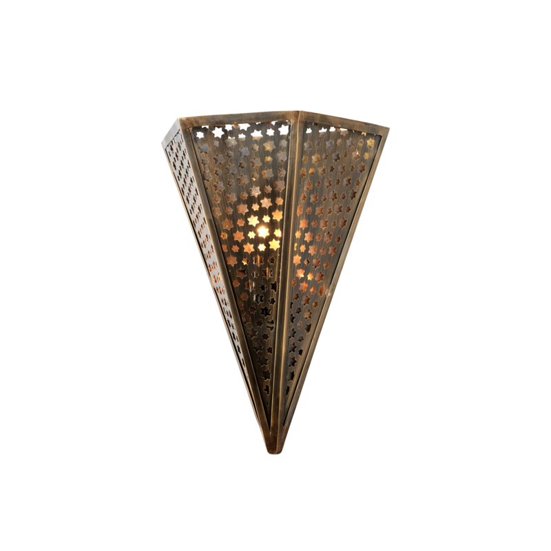 STAR OF THE EAST 1 Light WALL SCONCE