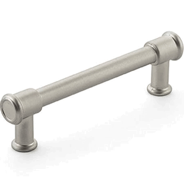 4 1/2 Inch (3 3/4 Inch c-c) Steamworks Cabinet Pull (Brushed Nickel Finish) SCHAUB