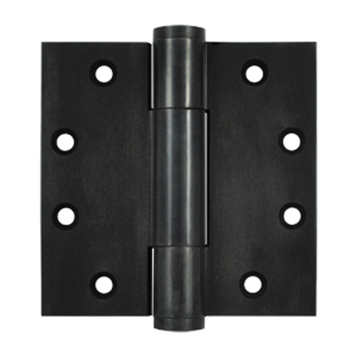 4 1/2 Inch X 4 1/2 Inch Solid Brass Hinge Interchangeable Finials (Oil Rubbed Bronze Finish)