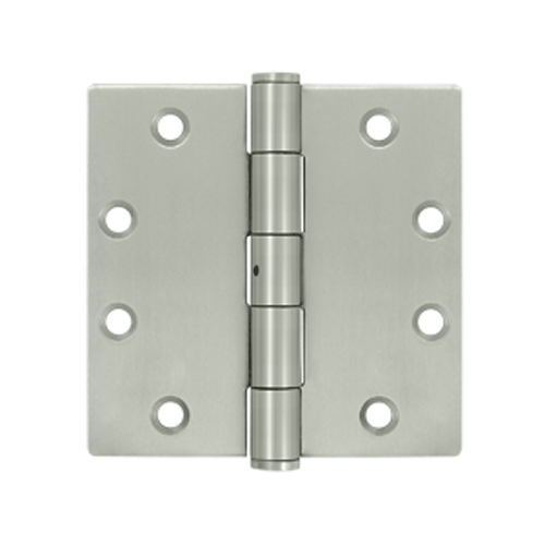 DELTANA 4 1/2 Inch x 4 1/2 Inch Stainless Steel Hinge (Brushed Finish)