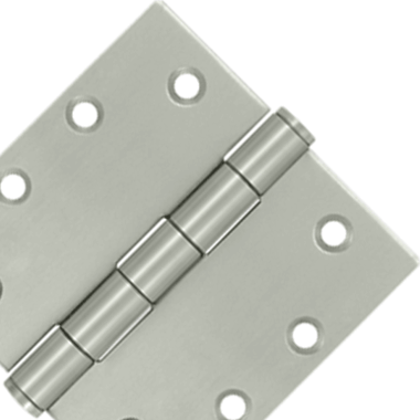 DELTANA 4 1/2 Inch x 4 1/2 Inch Stainless Steel Hinge (Brushed Finish)