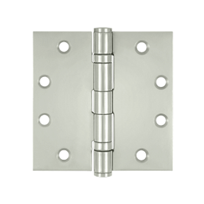 4 1/2 Inch x 4 1/2 Inch Stainless Steel Hinge (Polished Chrome Finish)