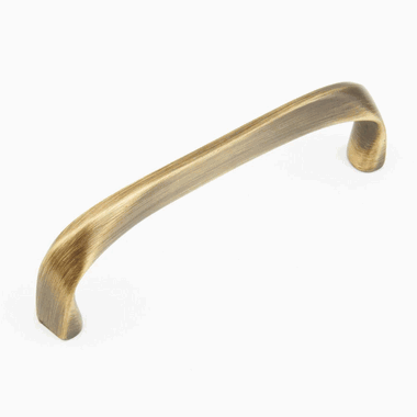 SCHAUB 4 3/16 Inch (4 Inch c-c) Italian Contemporary Pull (Light Bronze Finish)