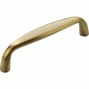 4 3/8 Inch (4 Inch c-c) Traditional Designs Cabinet Pull (Antique Brass Finish) SCHAUB