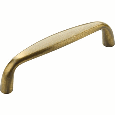4 3/8 Inch (4 Inch c-c) Traditional Designs Cabinet Pull (Antique Brass Finish)