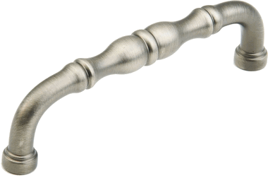 4 5/16 Inch (4 Inch c-c) Colonial Pull (Antique Nickel Finish)
