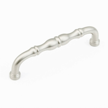 4 5/16 Inch (4 Inch c-c) Colonial Pull (Brushed Nickel Finish)