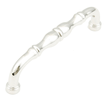 4 5/16 Inch (4 Inch c-c) Colonial Pull (Polished Nickel Finish)