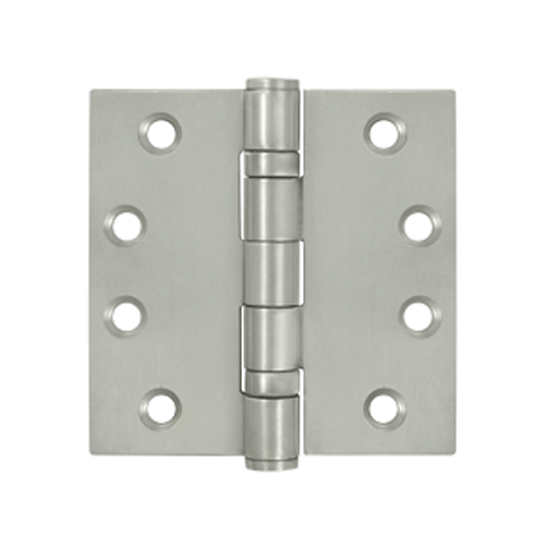 DELTANA 4 Inch x 4 Inch Stainless Steel Hinge (Brushed Finish)