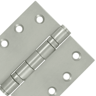 DELTANA 4 Inch x 4 Inch Stainless Steel Hinge (Brushed Finish)