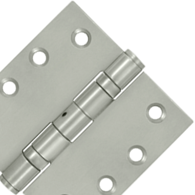 DELTANA 4 Inch x 4 Inch Stainless Steel Hinge (Brushed Finish)