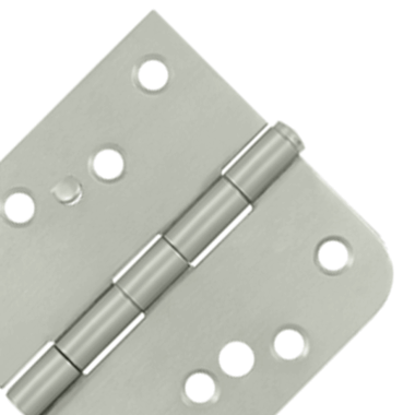 DELTANA 4 Inch x 4 Inch Stainless Steel Hinge (Brushed Finish)