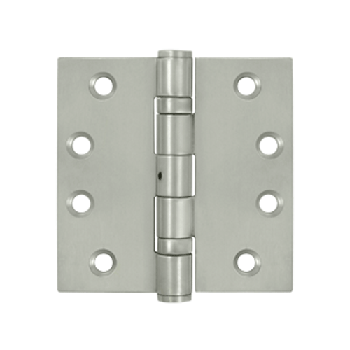 DELTANA 4 Inch x 4 Inch Stainless Steel Hinge (Brushed Finish)