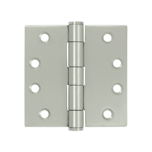 DELTANA 4 Inch x 4 Inch Stainless Steel Hinge (Polished Chrome Finish)