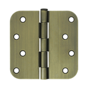 DELTANA 4 Inch x 4 Inch Steel Hinge (Antique Brass Finish)