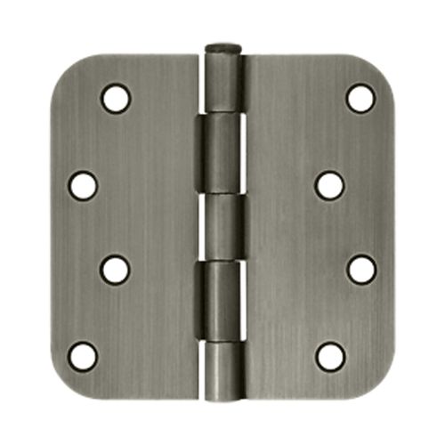 DELTANA 4 Inch x 4 Inch Steel Hinge (Antique Nickel Finish)