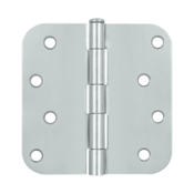 DELTANA 4 Inch x 4 Inch Steel Hinge (Chrome Finish)