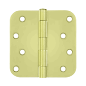 4 Inch x 4 Inch Steel Hinge (Polished Brass Finish)