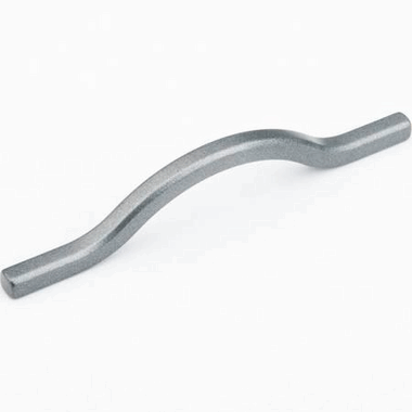 5 1/2 Inch (3 3/4 Inch c-c) Sorrento Cabinet Pull (Milano Silver Finish) SCHAUB