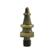 5/8 Inch Solid Brass Steeple Tip Cabinet Finial (Antique Brass Finish)