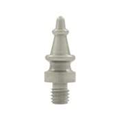 5/8 Inch Solid Brass Steeple Tip Cabinet Finial Brushed Nickel Finish