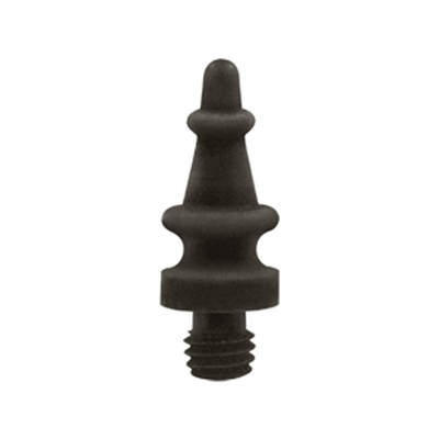 5/8 Inch Solid Brass Steeple Tip Cabinet Finial (Oil Rubbed Bronze Finish)