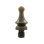 5/8 Inch Solid Brass Windsor Tip Cabinet Finial (Antique Brass Finish)