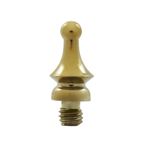 DELTANA 5/8 Inch Solid Brass Windsor Tip Cabinet Finial (PVD Finish)