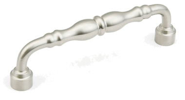 6 5/8 Inch (6 Inch c-c) Colonial Pull (Brushed Nickel Finish)