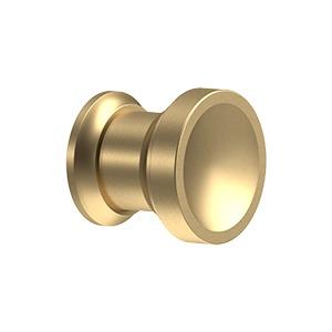 1 Inch Solid Brass Contemporary Chalice Cabinet & Furniture Knob (Several Finishes Available)