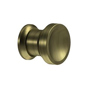1 Inch Solid Brass Contemporary Chalice Cabinet & Furniture Knob (Several Finishes Available)