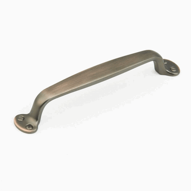7 1/2 Inch (6 Inch c-c) Country Style Pull (Michelangelo Bronze Finish)