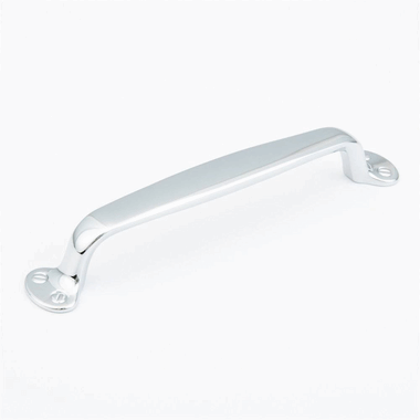 7 1/2 Inch (6 Inch c-c) Country Style Pull (Polished Chrome Finish)