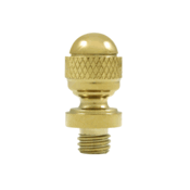 7/8 Inch Solid Brass Acorn Tip Door Finial (PVD Finish)