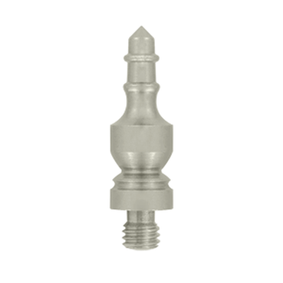 7/8 Inch Solid Brass Urn Tip Cabinet Finial (Brushed Nickel Finish)