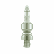 DELTANA 7/8 Inch Solid Brass Urn Tip Cabinet Finial (Polished Nickel Finish)