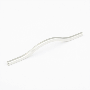 8 1/4 Inch (6 1/4 Inch c-c) Sorrento Cabinet Pull (Brushed Nickel Finish) SCHAUB