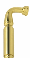 8 Inch Deltana Solid Brass Door Pull (Polished Brass Finish)