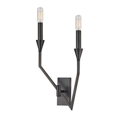 Archie 2 LIGHT LEFT WALL SCONCE