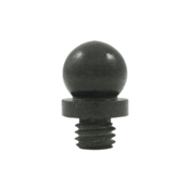 9/16 Inch Solid Brass Ball Tip Hinge Finial (Bronze Dark Finish)
