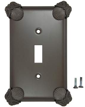 Oceanus Shell Wall Plate (Oil Rubbed Bronze Finish)