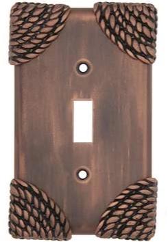 Roguery Ropes Wall Plate (Antique Copper Finish)