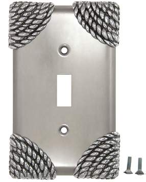 Roguery Ropes Wall Plate (Bright Nickel Finish)