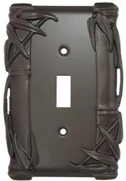 Bamboo Style Wall Plate (Oil Rubbed Bronze Finish)
