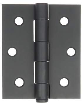2 1/2 Inch by 3 Inch Surface Hinge (Forged Black Iron)
