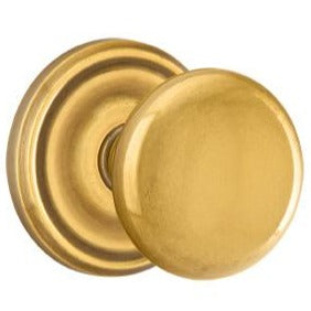 Emtek Solid Brass Providence Door Knob Set with Regular Rosette (Several Finishes Available)